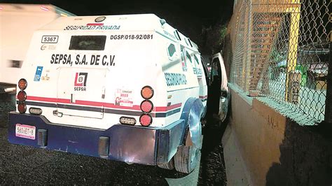 Camioneta De Valores Se Accidento En Carretera