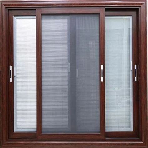 3 Track Brown Upvc Sliding Window With Plain Glass At Rs 900 Sq Ft