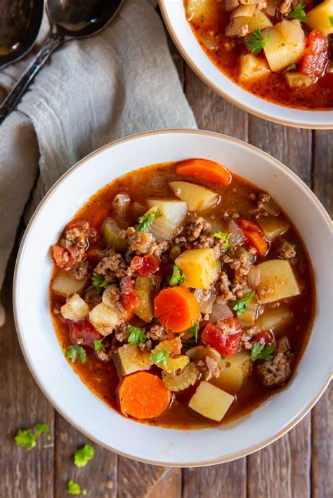 Ground Beef Soup With Potatoes Quickezrecipes