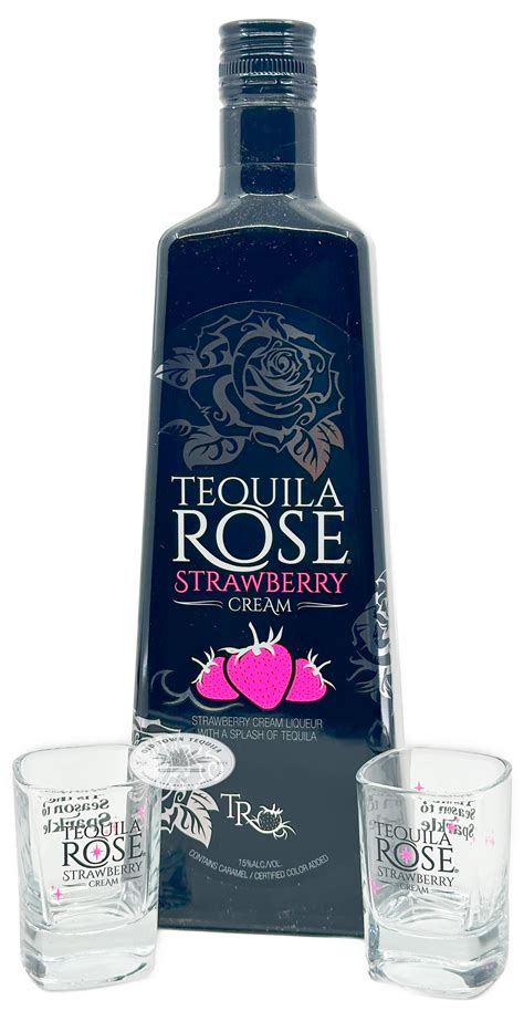 Tequila Rose Strawberry Cream Liqueur T Set Old Town Tequila