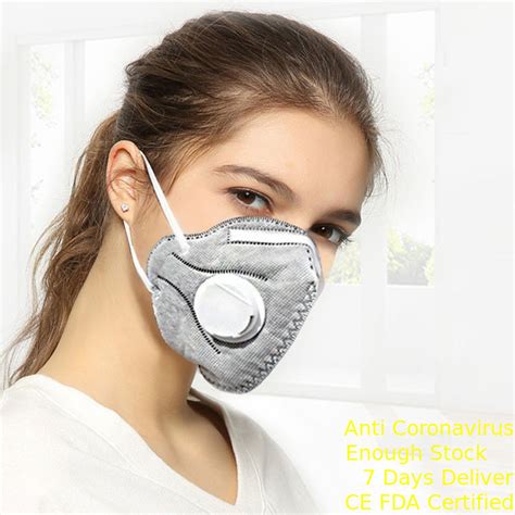 Comfortable Ffp2 Dust Mask Health Protective Folding Mask With Valve