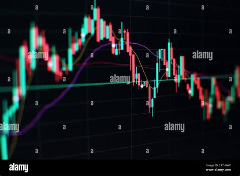 Bar Graphs Diagrams Financial Figures Forex Chart Abstract Glowing