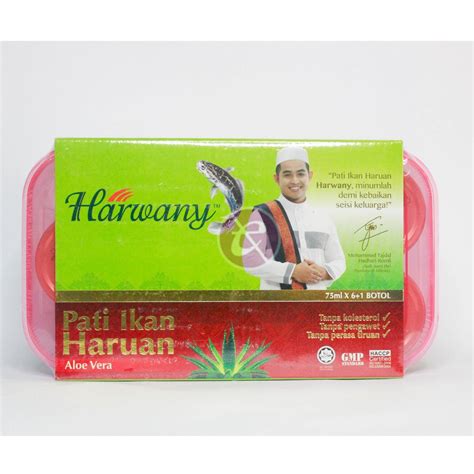 Harwany Pati Ikan Haruan Aloevera 6x75ml 75ml Shopee Malaysia