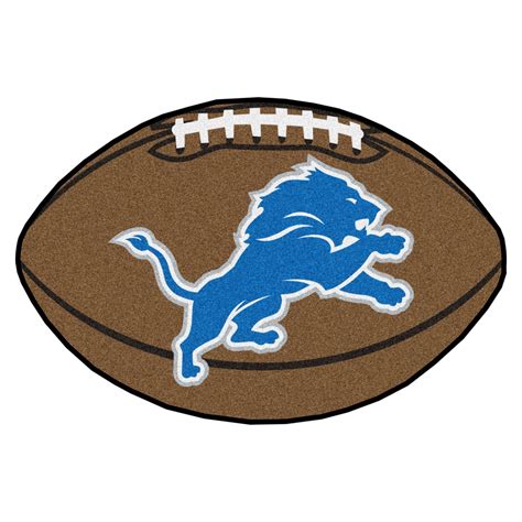 Detroit Lions X Football Mat Detroit Lions Football Nfl