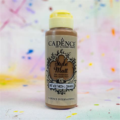 Cadence Style Matt Acrylic Paint Light Cinnamon 120ml Highlight Crafts