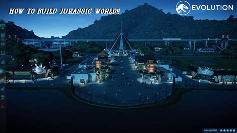 Jurassic World Main Street Layout