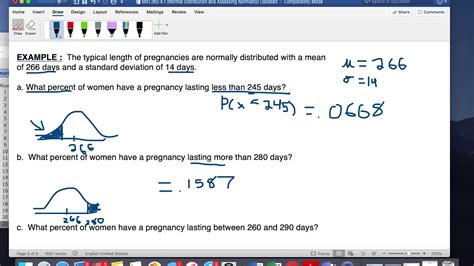 Finding Normal Probabilities In Statcrunch Youtube