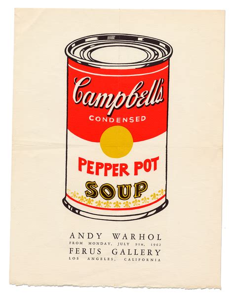 How The Campbell’s Soup Paintings Became Andy Warhol’s Meal Ticket Vanity Fair