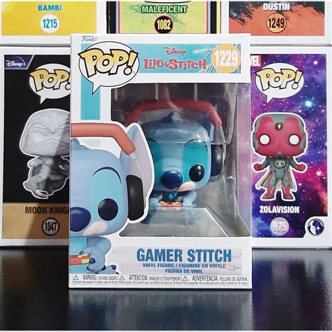 Funko Pop Disney Lilo And Stitch Gamer Stitch 1229 Shopee Brasil