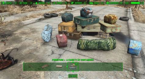 A Variety Of Containers 日本語化対応 クラフト 家 居住地 Fallout4 Mod データベース Mod紹介