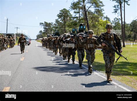 U S Marine Corps Sgt Maj Jonathan E Novak Right Sergeant Major Of