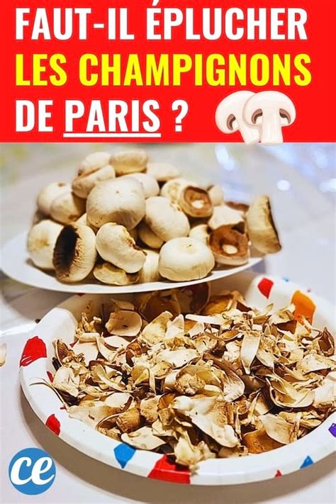 Faut il Éplucher les Champignons de Paris Avant de les Manger