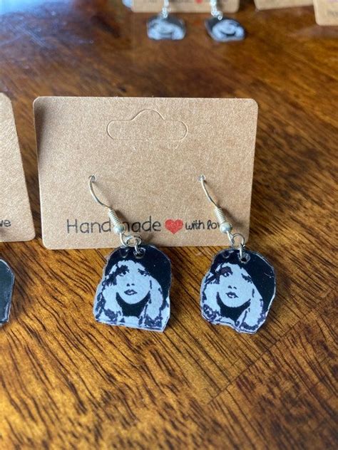 Stevie Nicks Fleetwood Mac Inspired Dangle Drop Earrings Etsy In