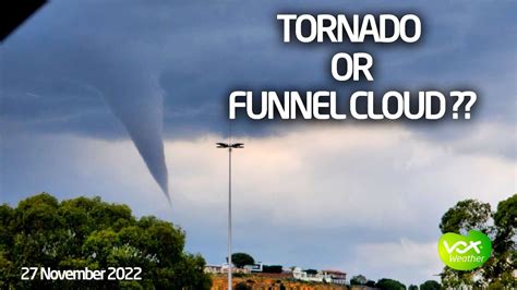 Funnel Cloud Spotted In South Africa Youtube