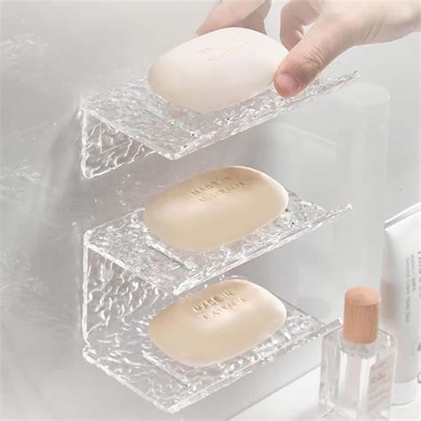 Porte Savon Adh Sif Pour Mur De Douche Avec Poches Savon Porte