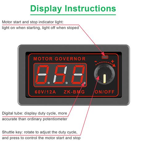 Snapklik DC Motor Speed Controller PWM Speed Controller DC 12V