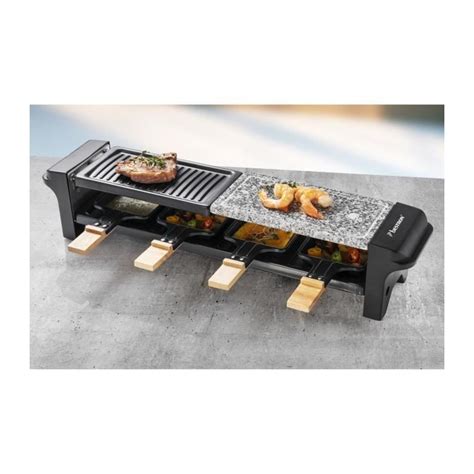 BESTRON ARG200BW Appareil à Raclette 4 personnes 650W Barbecue de