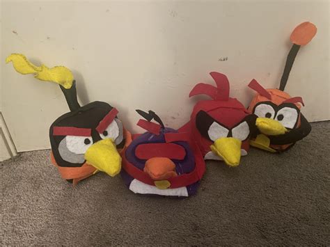 My Angry birds plush collection : r/angrybirds