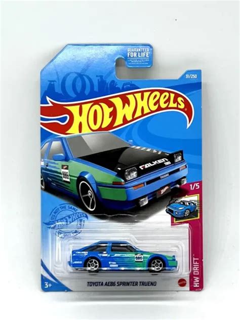 HOT WHEELS HW Drift TOYOTA AE86 SPRINTER TRUENO 1 5 31 250 Corolla Bleu