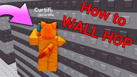 How To Wall Hop In Roblox Youtube