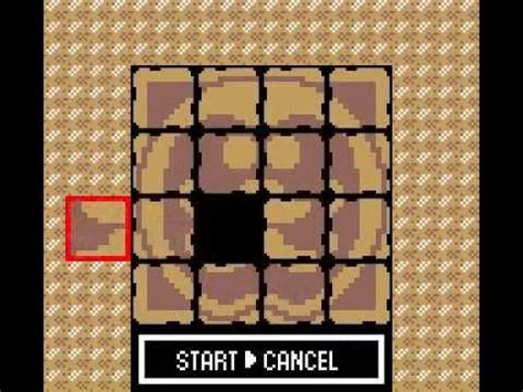 Pokemon Gold Ruins Of Alph Kabuto Puzzle YouTube