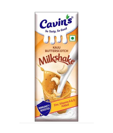 Cavins Milkshake Kaju Butterscotch 200 Ml Tetra Pack Daily Growcer