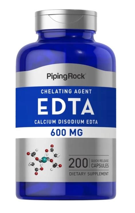 Piping Rock Edta 600mg 200 Kapsułek 13927500173 Allegropl