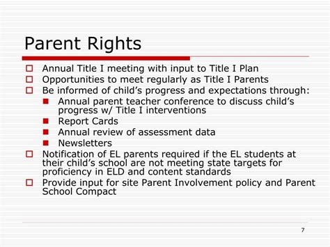 Ppt Annual Title 1 Parent Meeting Powerpoint Presentation Free