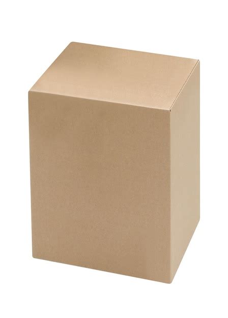 Caja Aislada En Blanco Foto Premium