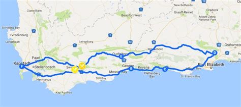 S Dafrika Reiseroute F R Wochen Kapstadt Garden Route