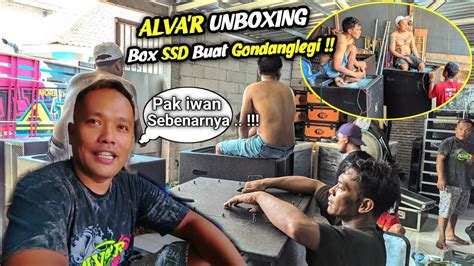 Alva R Sampai Unboxing Box Baru Buat Cek Sound Di Gondanglegi Malang