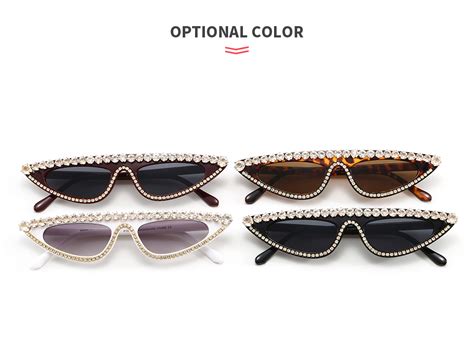 Wholesale Rhinestones Cat Eye Sunglasses Superhot Eyewear