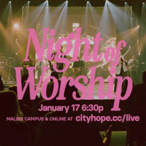 Night Of Worship City Hope Church