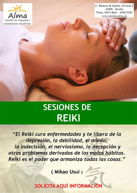 Reiki en Sevilla Centro Alma Centro de terapias y enseñanzas holísticas