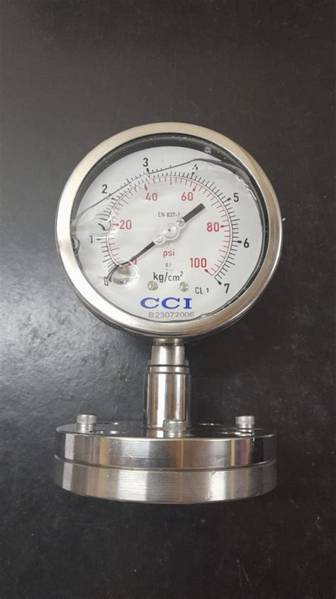 4 Inch 100 Mm Ji Japsin Instrumentation Flange Type Stainless Steel