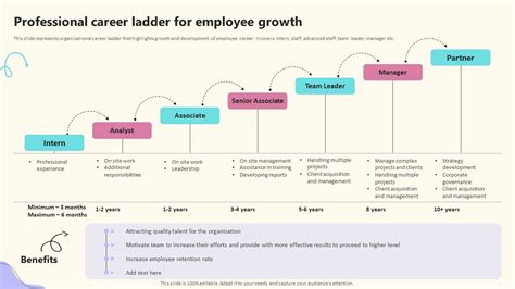 Professional Career Ladder For Employee Growth Implementing Effective