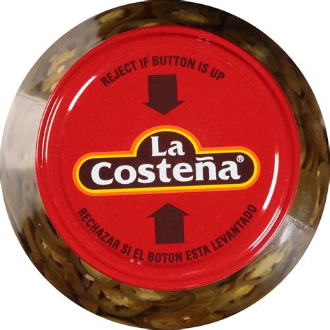 La Costena Mexican Pickled Jalapeno Peppers Nacho Slices 64 Ounce