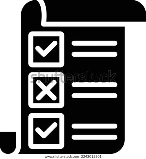 Requirements File Vector Icon Which Suitable Stock Vector (Royalty Free ...