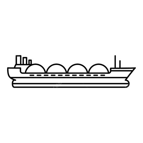 Oil Tanker Ship Vector PNG Images Petrol Tanker Ship Icon