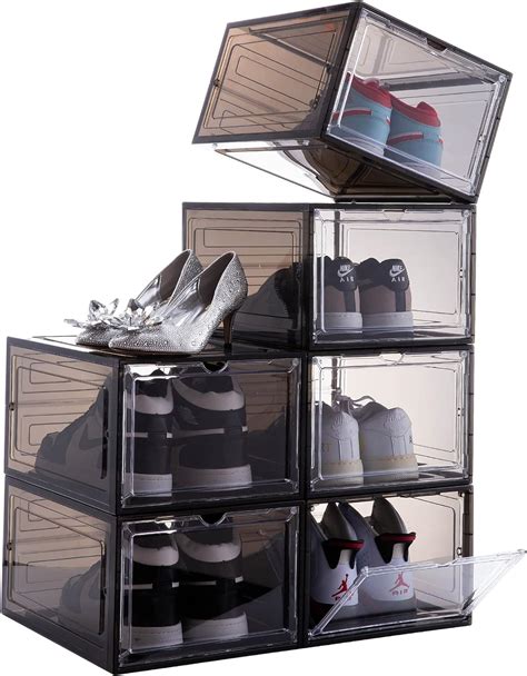 Attelite Drop Front Shoe Box Set Of Stackable South Africa Ubuy