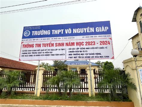 truong thpt vo nguyen giap phuong dac son pho yen thai nguyen