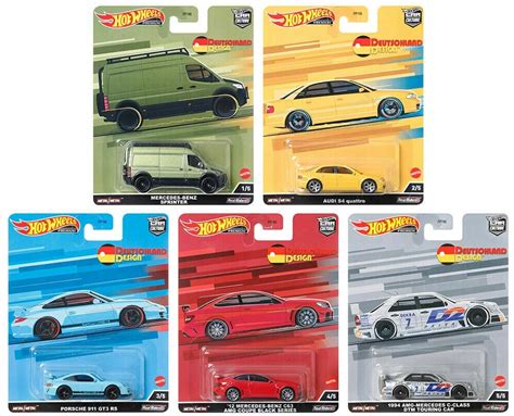 Hot Wheels Premium DEUTSCHLAND DESIGN Set Zestaw 5 Car Culture 1 64