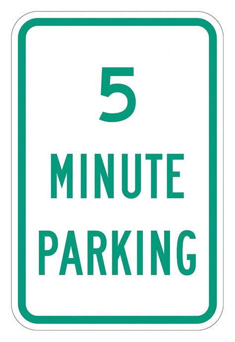 18 In X 12 In Nominal Sign Size Aluminum Parking Sign 449C95 T1