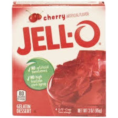 Jell O Cherry Flavor Gelatin Dessert From Usa G Shopee Philippines