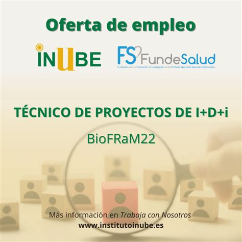 Difusi N De Ofertas De Empleo T Cnico A De Proyectos De I D I