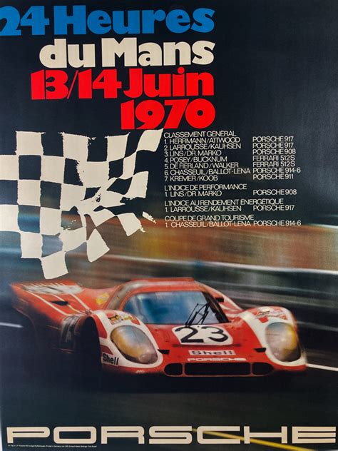 24 Heures De Mans Timmons Vintage Posters