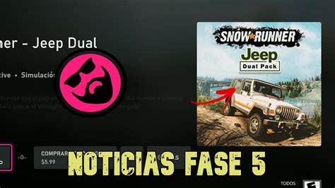 Snowrunner Noticias Fase Update Jeep Dual Pack Youtube