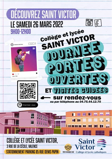 Journée Portes Ouvertes Collège et Lycée Établissement Saint Victor