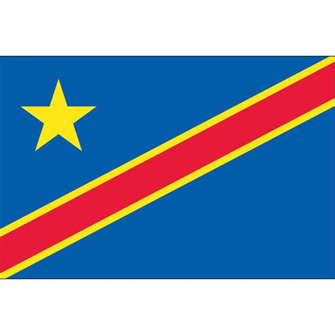 Congo Democratic Republic Flag