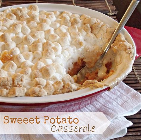 Sweet Potato Casserole | How Lovely It Is